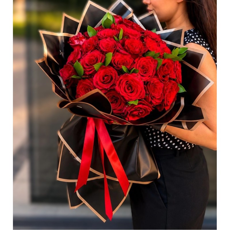 Premium 31 Kırmızı Gül Aranjmanı Premium 31 Kırmızı Gül Aranjmanı